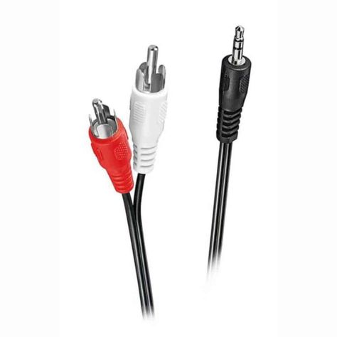Cable Audio Plus 3.5mm Plug A Rca 1.5m (cable 2X1)-2