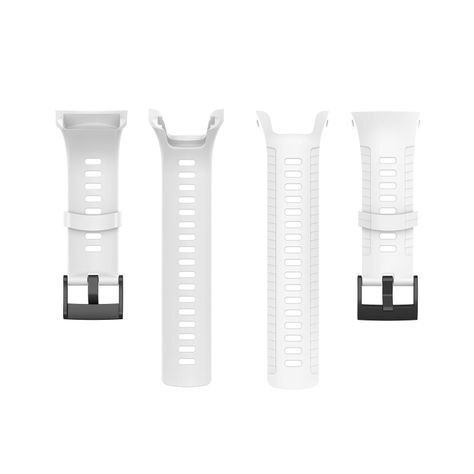 Correa Silicona Compatible Con Suunto 5 33mm Blanco-4