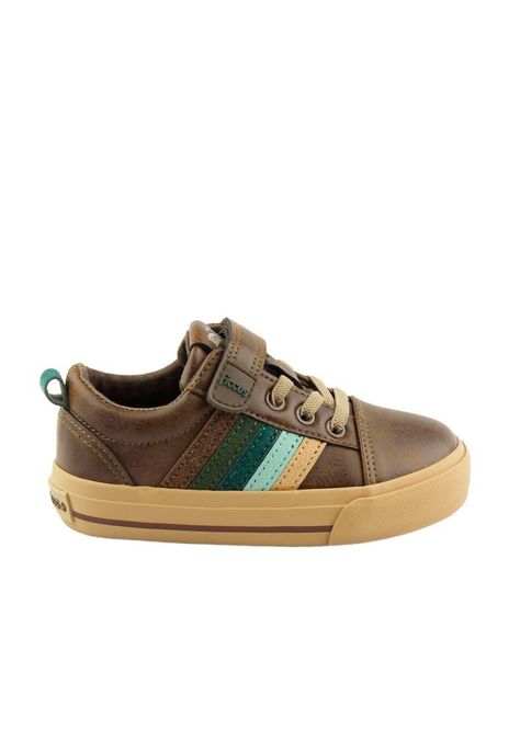 Zapatilla urbana velcro elastico a caminar niño 878-0