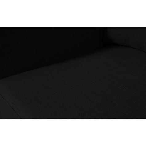 Seccional Kandra Chenille Tipo Lino Negro-2