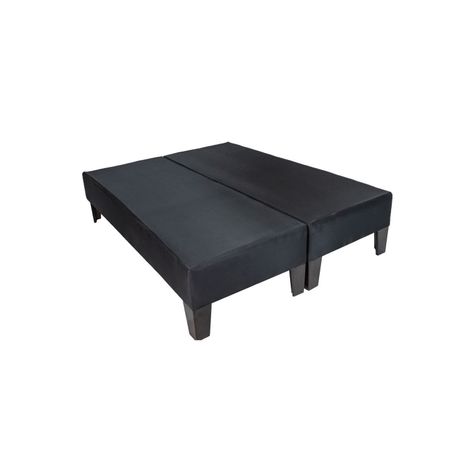 Base HVM Ame. Full dividida Negro Felpa Pmadera-1