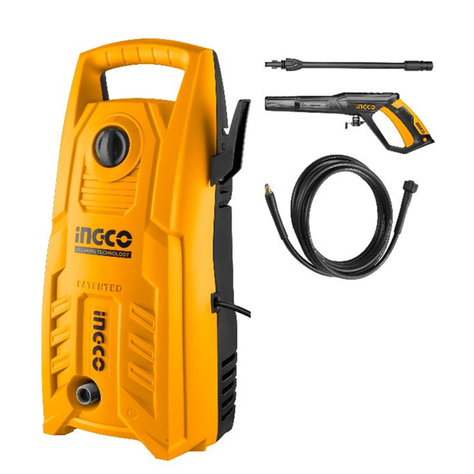 Hidrolavadora 130bar 5.5lts/min 1400w Ingco Hpwr14008-0
