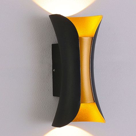 Apliqué LED Decoración Negro 6W-1