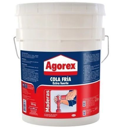 Pegamento Cola Fría Madera Balde 20Kg Agorex-0