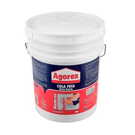 Pegamento Cola Fría Madera Balde 20Kg Agorex-3
