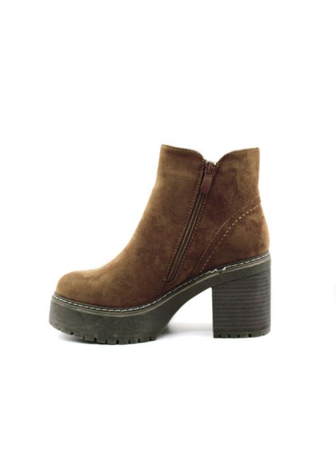 Botin mujer ST23-5 café Stylo Shoes-1