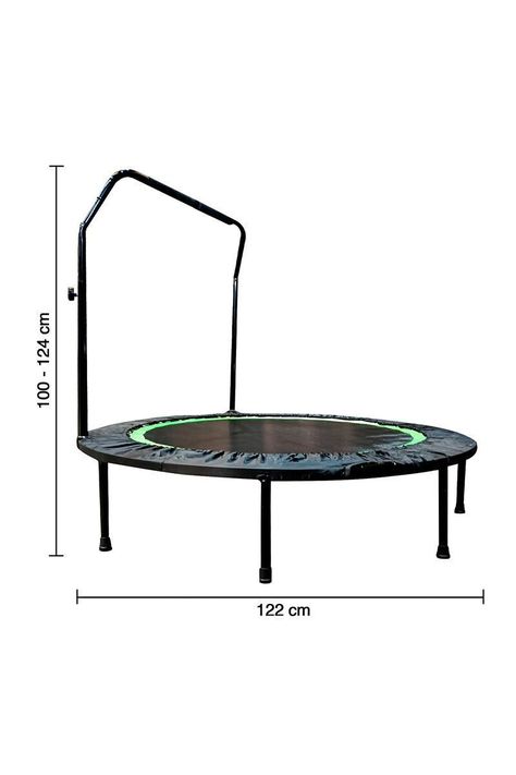 Trampolín 1.2M con Soporte Fit Cama Elástica Negro-2