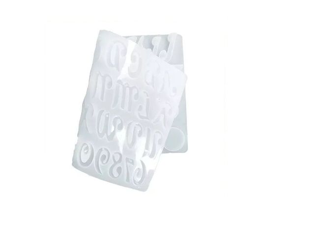 Molde Silicona Moldes Resina Letra Molde De Silico-4