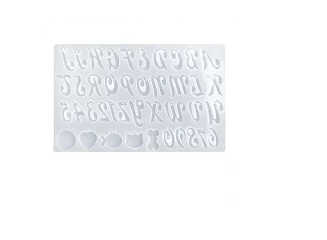 Molde Silicona Moldes Resina Letra Molde De Silico-6