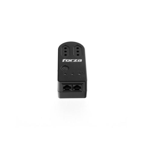 FORZA Protector de Voltaje ZION 2 SALIDAS RJ45. TV LED-0