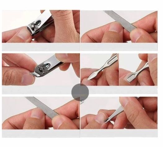 Kit Manicure Set Para Uñas Corta Uñas Set Pedicure-1
