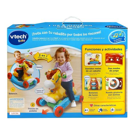 Correpasillos y Balancín 2 en 1 Caballito Vtech-1