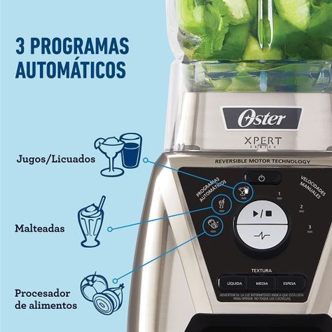 Licuadora Xpert Series™ niquelada con control de textura y un Blend N Go BLST3BCPG-2