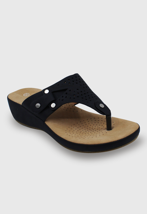Sandalia Doreli negro  Stylo Shoes-1