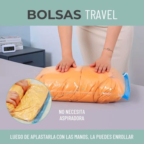 Pack Bolsas Al Vacio CasaTua Compresion Ropa Varios Tamaños-4