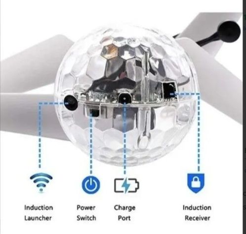 Drone Con Sensor Pelota Voladora Flying Ball-3