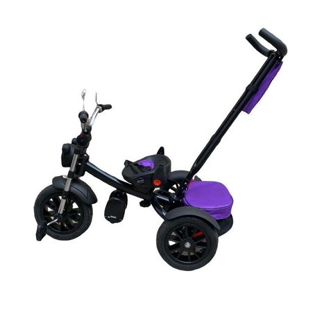Triciclo Coche 360 Reclinable Neumáticos Inflables-6