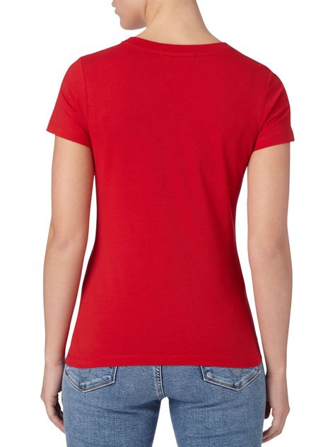 Polera Ck Eco Slim  Rojo Calvin Klein-1