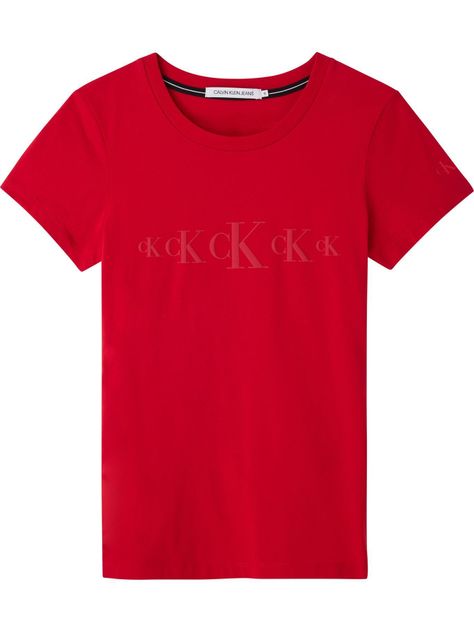 Polera Ck Eco Slim  Rojo Calvin Klein-3