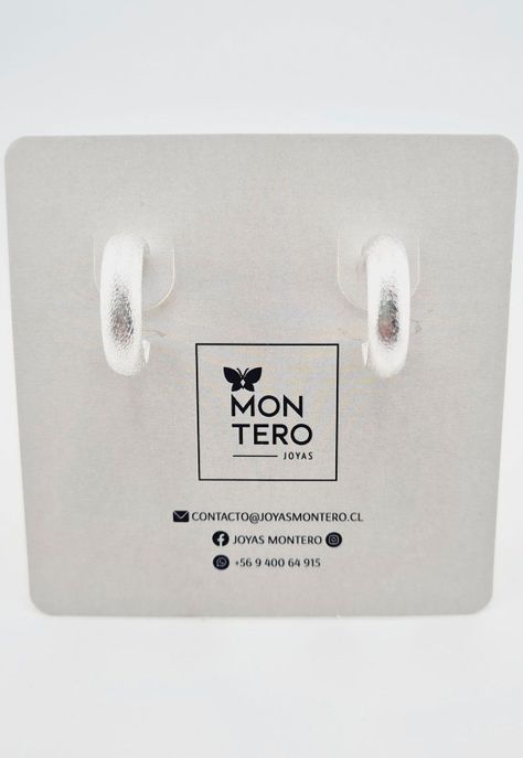 Aros Con Baño de Oro Blanco Cordova.-3