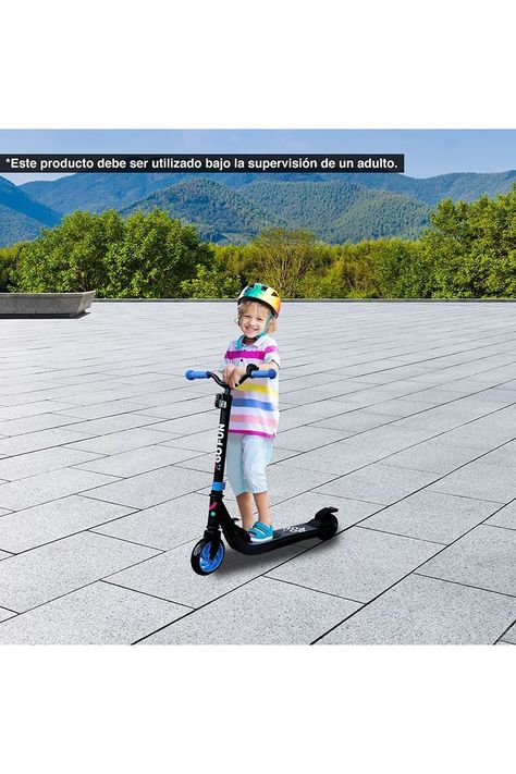 Scooter Eléctrico Plegable 10 Km/h Go Fun Azul-5