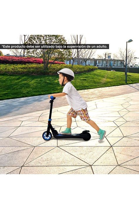 Scooter Eléctrico Plegable 10 Km/h Go Fun Azul-1
