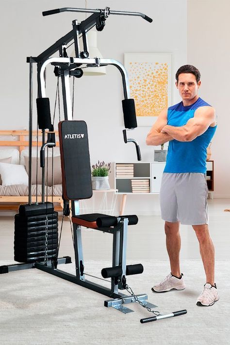 Home Gym Multifuncional TF-3000 Gris-5