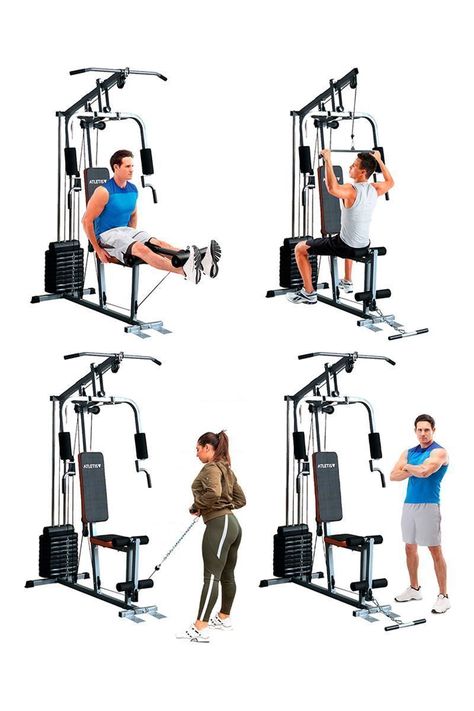 Home Gym Multifuncional TF-3000 Gris-4