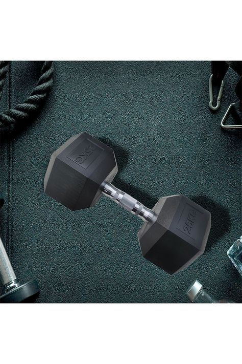 Mancuerna Hexagonal 25 Kg Negro-5