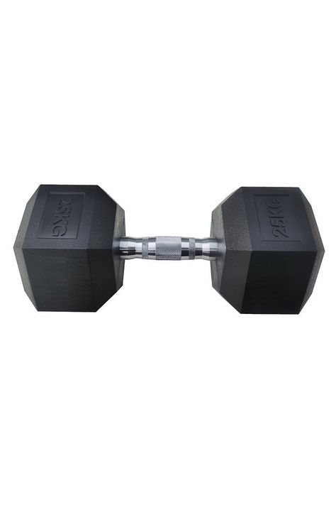 Mancuerna Hexagonal 25 Kg Negro-0