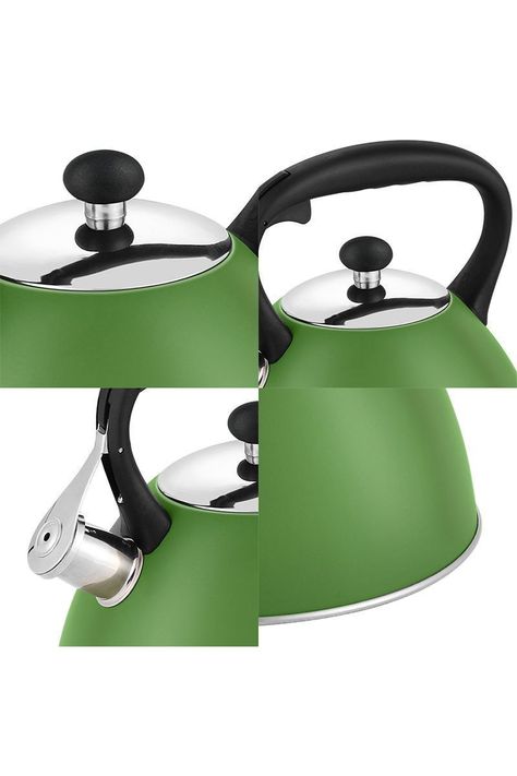 Tetera Acero Inoxidable 3 Litros Verde-4