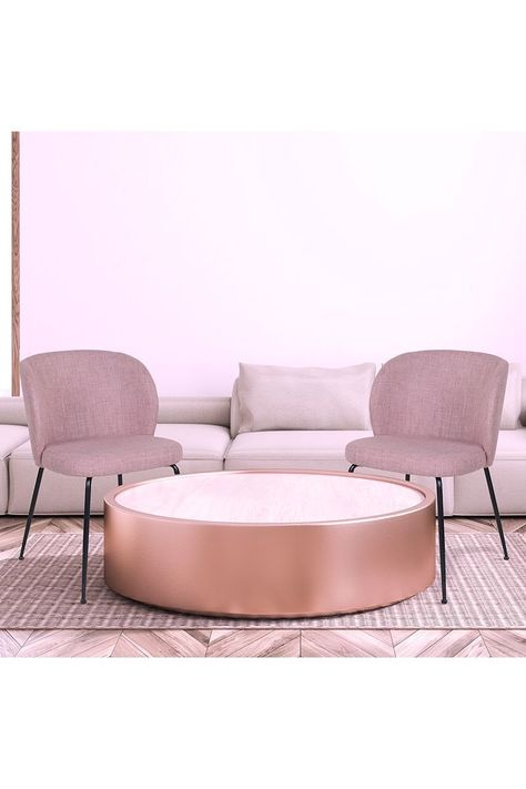 Pack 2 Sillas de Comedor Oasis Rosado-5