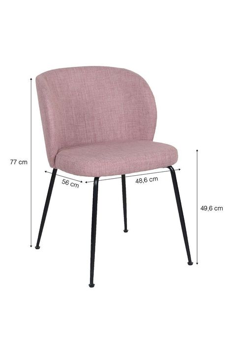 Pack 2 Sillas de Comedor Oasis Rosado-2