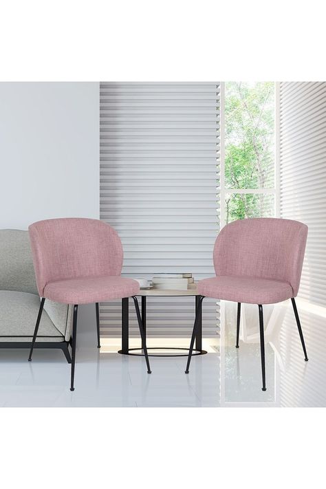 Pack 2 Sillas de Comedor Oasis Rosado-1