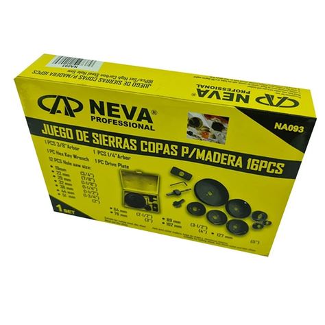 Hoja Broca Sierra Copa P/ Madera 16 Piezas Na093-3