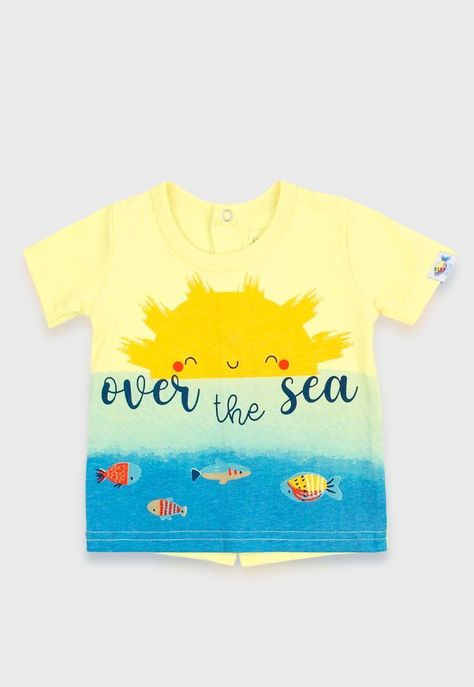 Polera newborn niño manga corta sunshine 100-0