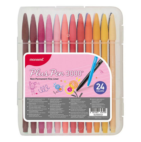 Pack 24 lapices MONAMI + Libro Pinta a tu Pinta -2