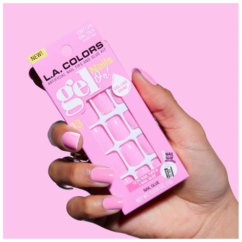 Set de Uñas Gel Press On "Girl Talk" L.A Colors-2