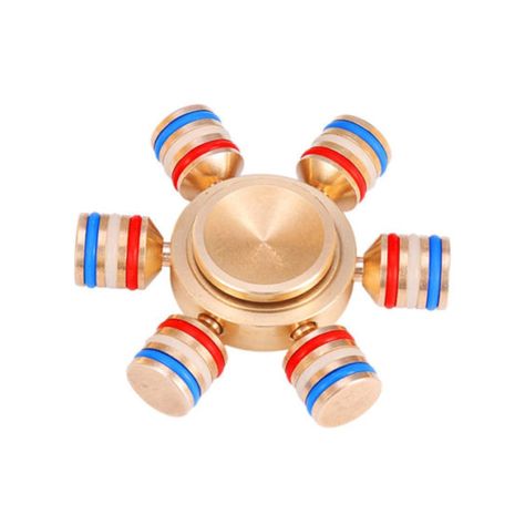 Spinner Anti Stress Metálico Desarmable 6 Puntas-0