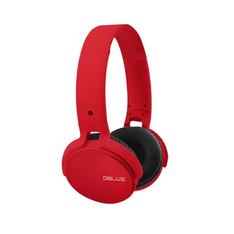 Audífono Bluetooth Stereo Extra Bass Rojo Dblue-0