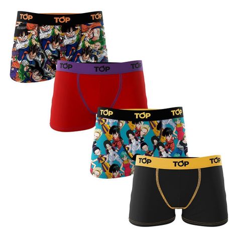 Bóxer Niño Microfibra Dragon Ball Z Pack 4 C2 Top-0