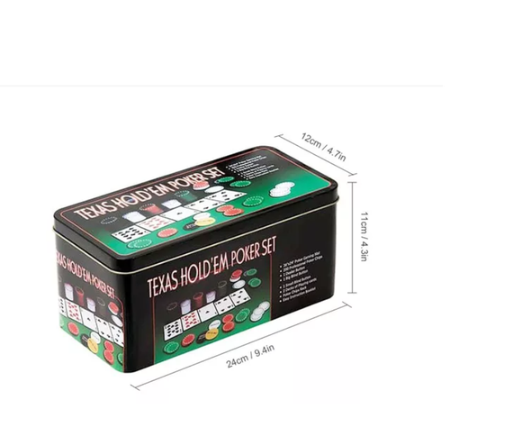 Set Poker 200 Fichas Profesional Caja De Metal-4