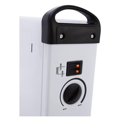 Calefactor Convector Electrico 2000W Blanco KCE-DL06 Kendal-4