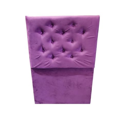 Respaldo 1 plaza A Piso Morado Felpa -0