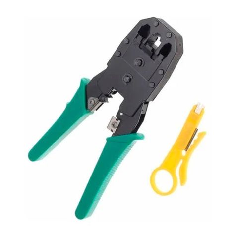Pinza Crimpiadora Terminales De Red Rj45 Telefono Rj11-0