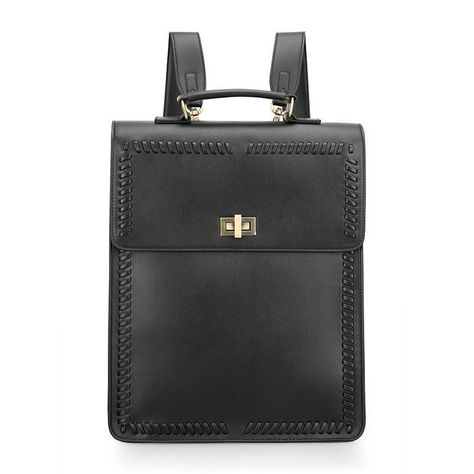 Ecosusi Mochila DAWN vintage laptop 15,6'' - negro-0