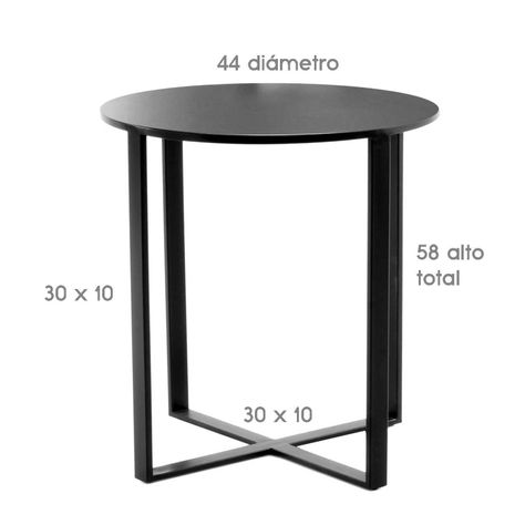 Mesa lateral Riga Baja Negro-3