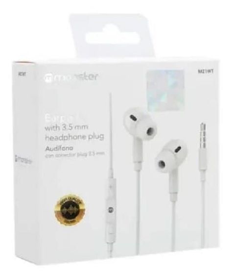 AUDIFONO MONSTER M/LIBRES M21WT 3.5MM BLANCO-0