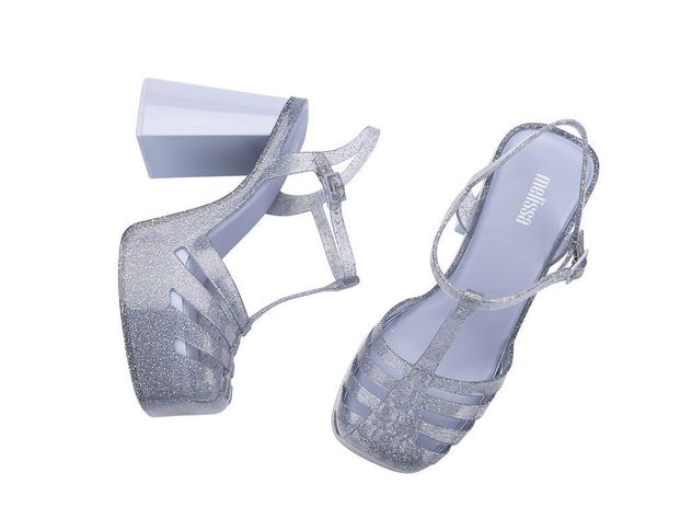 Sandalia Party Heel Vidrio Glitter Melissa-4
