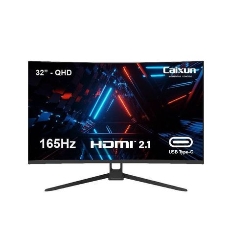 Monitor Gamer Curvo 32" QHD 165Hz-0